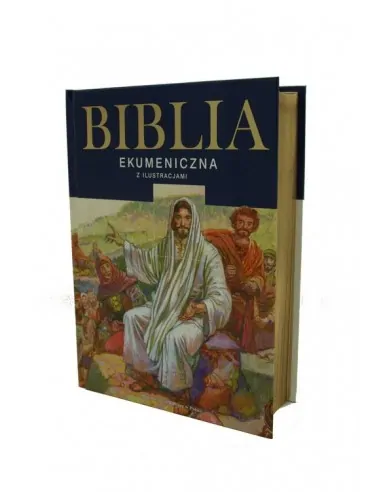 Biblia Ekumeniczna z ilustracjami, oprawa twarda, złocenia